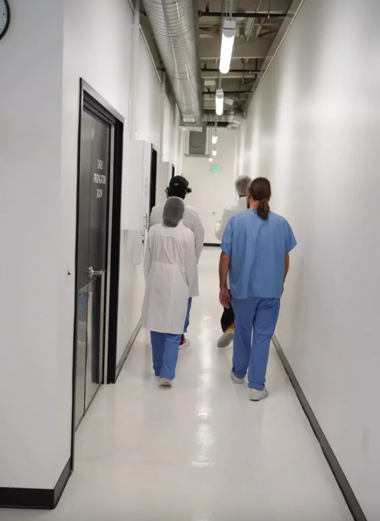 people touring in the insides of cannabis store